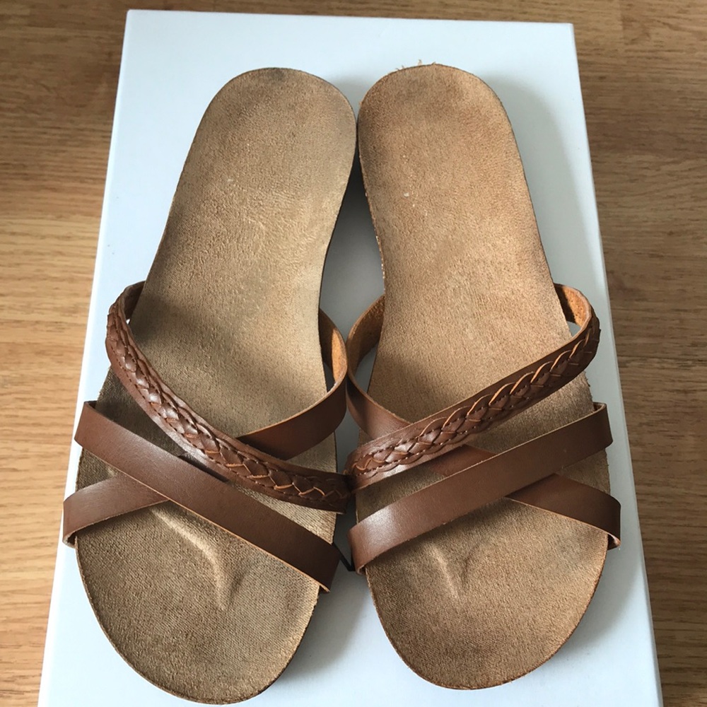 Dr. Scholl’s Brown Slippers (Size 7.5)